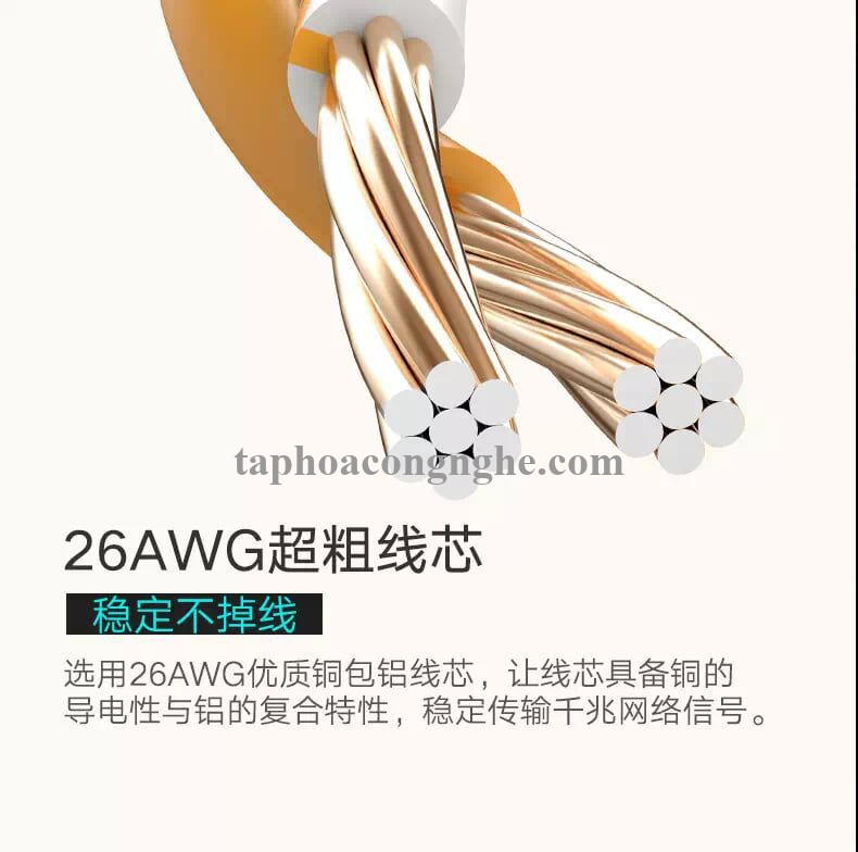 Ugreen 50172 0.5M màu Đen Cáp mạng LAN CAT6 dây dẹt NW102 30050172